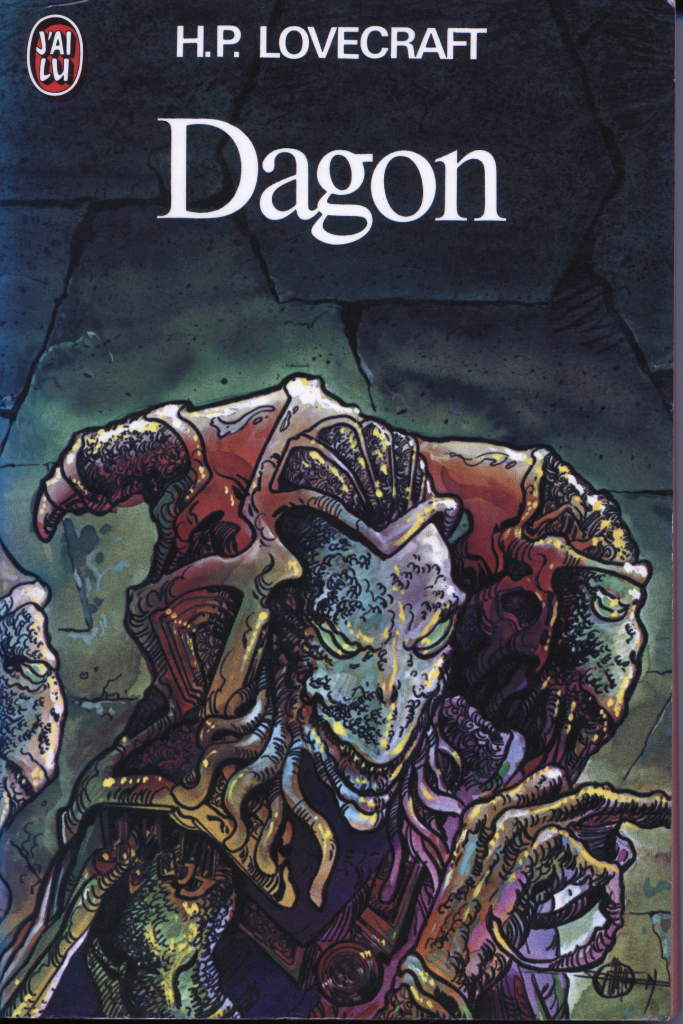 Dagon, illustration de Philippe Druillet, édition J’ai Lu