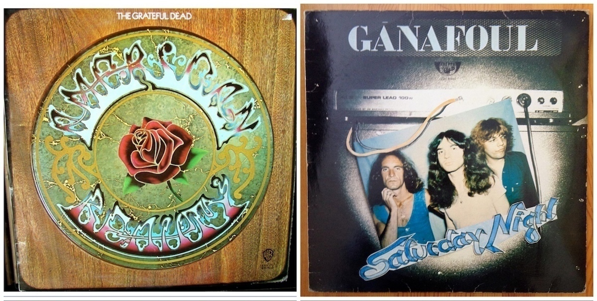 Ganafoul et Grateful Dead, pochettes albums