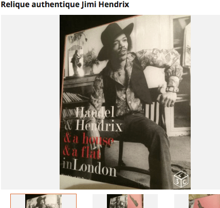Jimi Hendrix, une relique !!!!