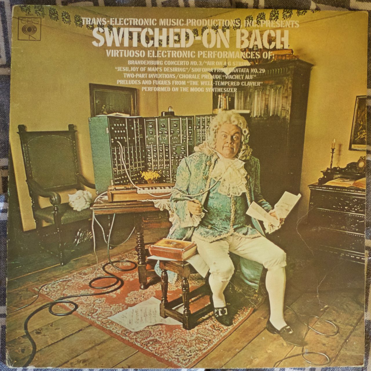 Pochette de l’album de Walter Carlos / Switched-on Bach